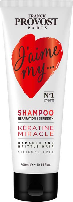 Шампунь FRANCK PROVOST  Shampoo Repair & Strength Keratine Miracle для хрупких, сухих, поврежденных  и ослабленных волос