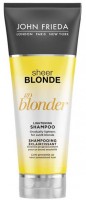 Шампунь осветляющий для натуральных, мелированных и окрашенных волос John Frieda Sheer Blonde Go Blonder