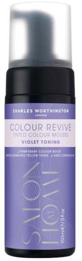 Тонирующий мусс для восстановления цвета Charles Worthington "Фиолетовое тонирование"