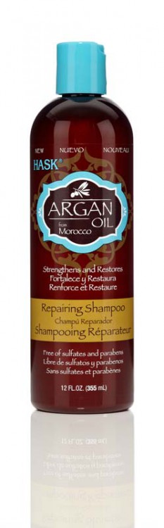 Восстанавливающий шампунь для волос HASK Argan Oil с аргановым маслом