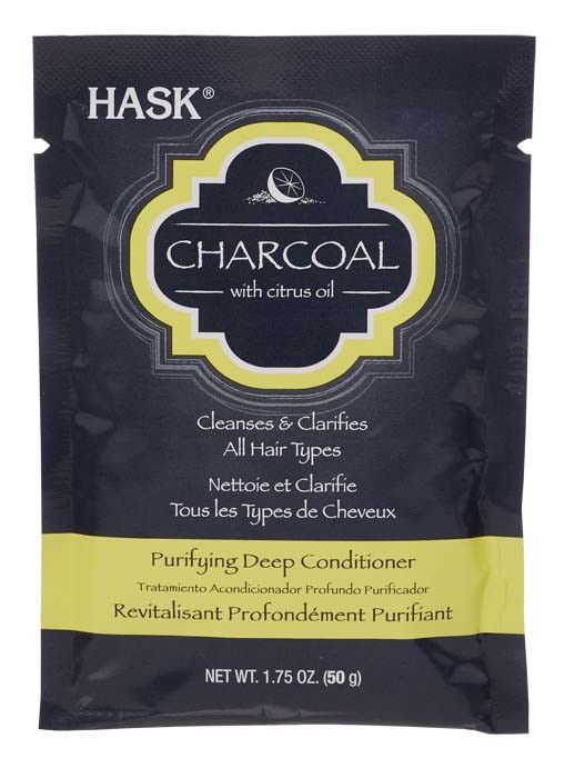 Очищающая маска для волос HASK Charcoal with Citrus Oil с углем и цитрусовым маслом
